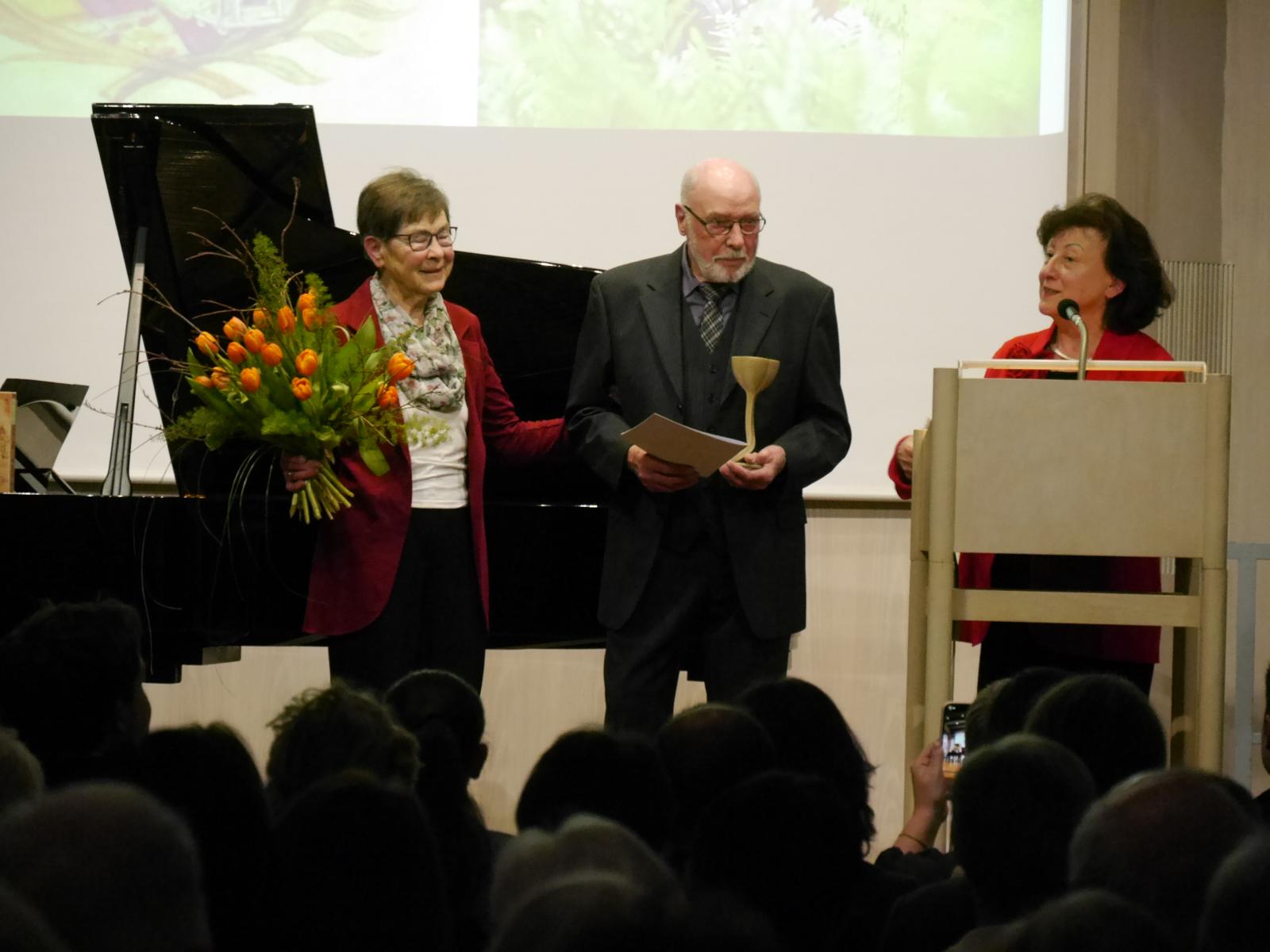 Preisträger Gerhard Zaiser mit Ehefrau Brigitte